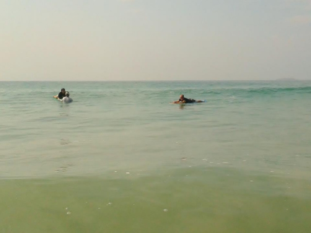 Esperando las olas